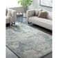 Surya Avellino 6"7" x 9"2" Gray, Light Beige, Deep Teal, Pale Blue, Tan, Denim and Light Olive Area Rug, , large