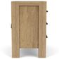 Shannon Hills Davie 4-Piece King Upholstered Bedroom Set in Pale Oak, , large