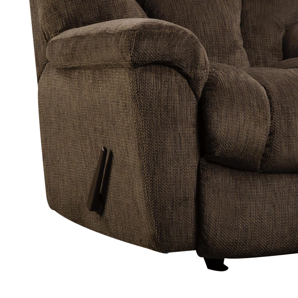 HomeStretch Transformer Manual Rocker Recliner in Fudge, , large