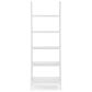 Linon Home Decor Acadia 5-Shelf Ladder Bookcase in White, , large