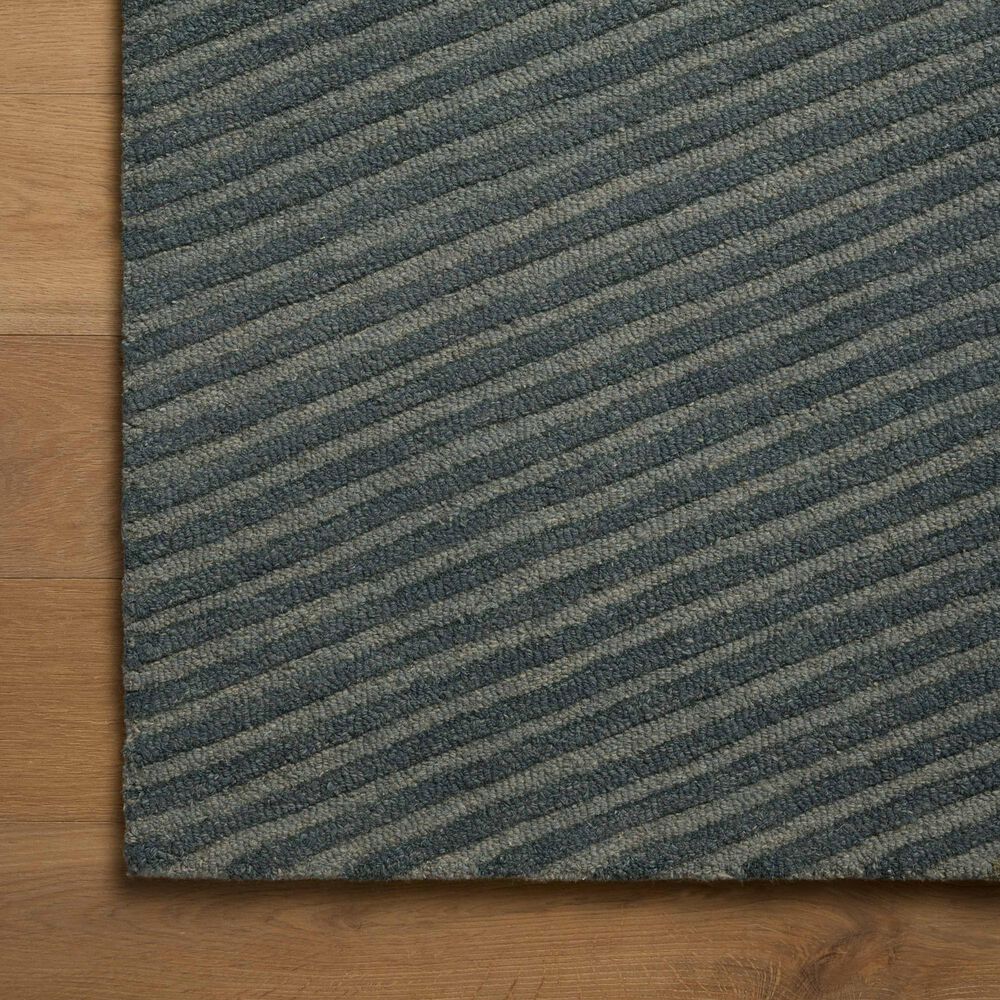 Loloi Madi Denim and Multicolor 9'3" x 13' Area Rug, , large