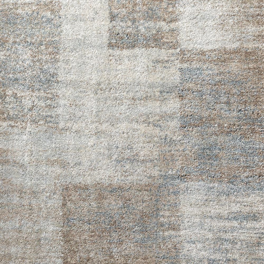 Surya Avellino 5&#39;3&quot; x 7&#39; Light Beige, Tan, Light Gray, Gray and Deep Teal Area Rug, , large