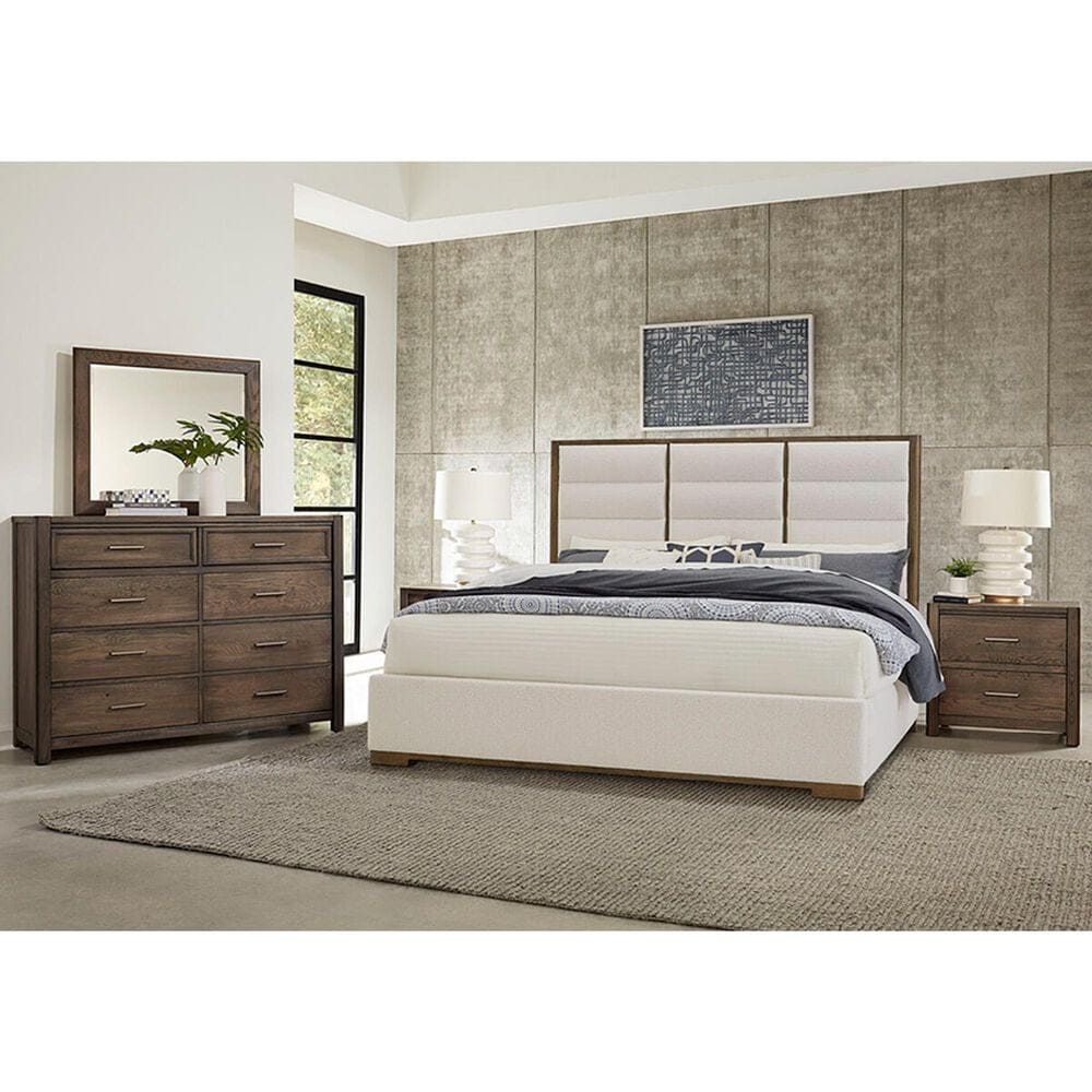 Viceray Collections Crafted Oak 8-Drawer Dresser in Aged Gray, , large