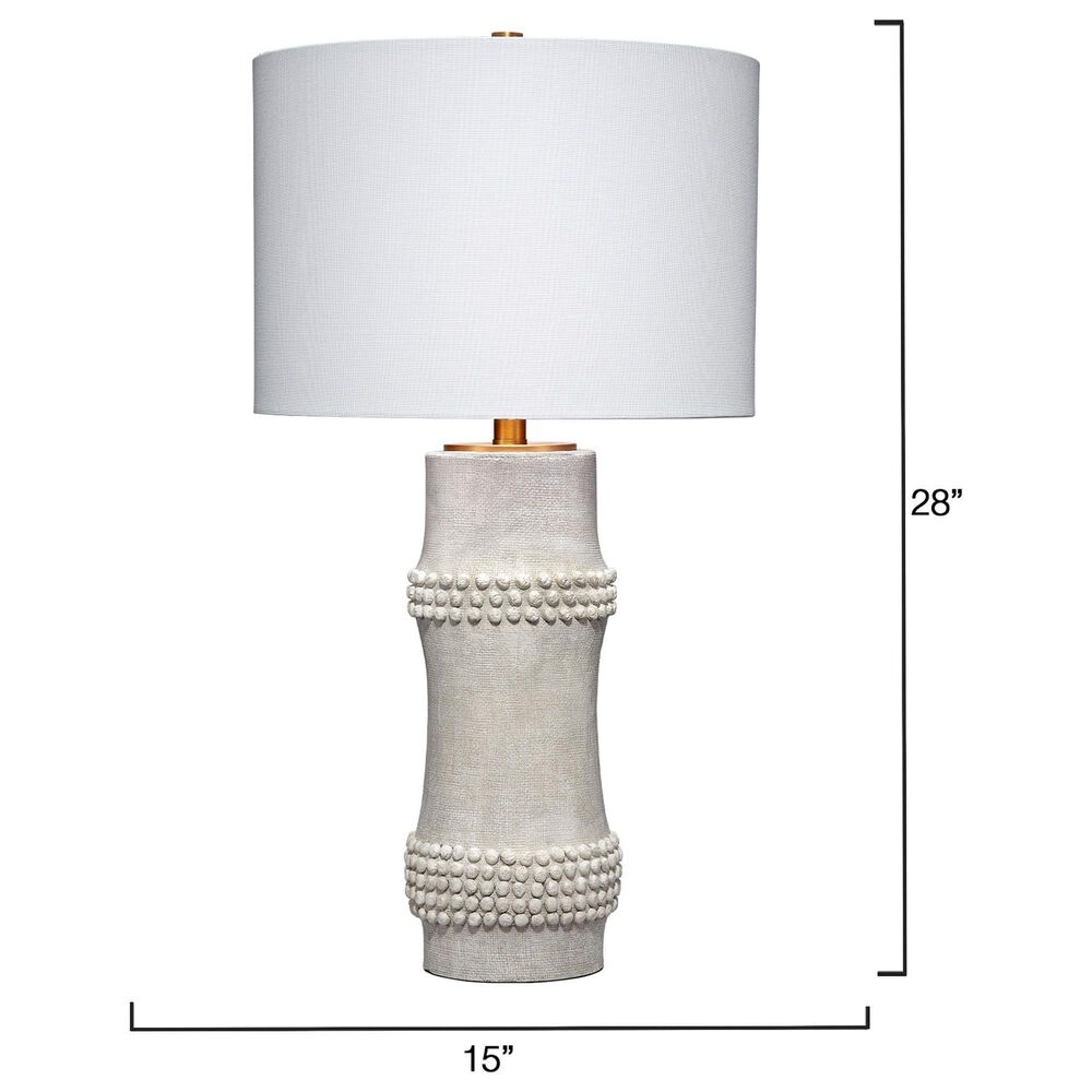 Splendor Living Claymore Table Lamp in White, , large