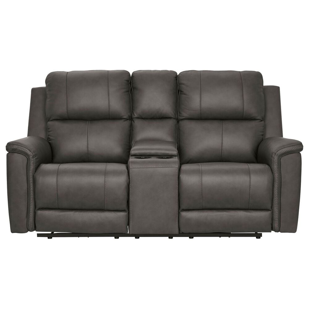 Ashley Bleckley Power Reclining Loveseat in Anchor, , large