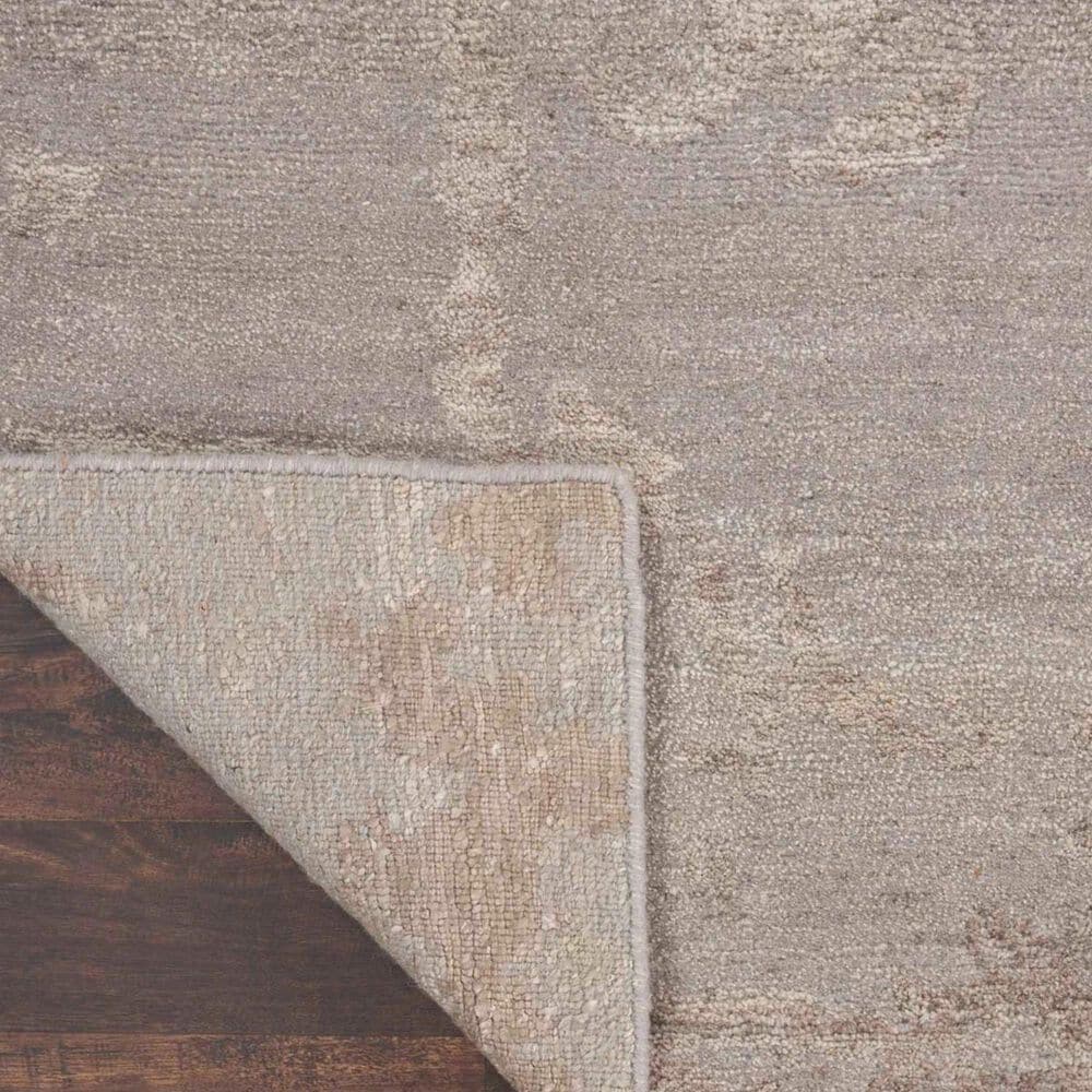 Nourison Silk Shadows 2&#39;3&quot; x 8&#39; Silver Runner, , large