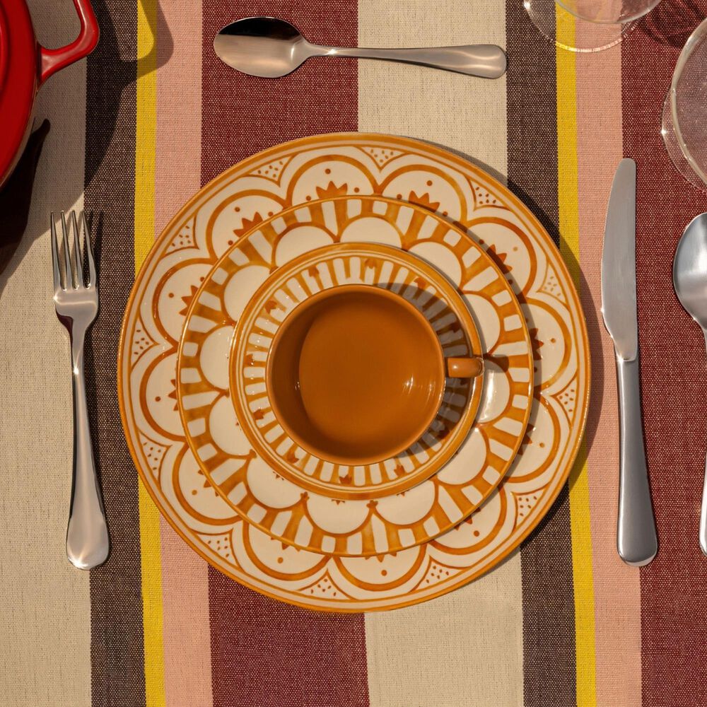 Oxford Unni Nuray 20-Piece Dinner and Tea Set in Brown and Off White, , large