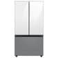 Samsung Bespoke 2-Piece Kitchen Package with Panel Ready 30 Cu. Ft. 3-Door French Door Refrigerator and Dishwasher in Matte Black Stainless Steel, , large