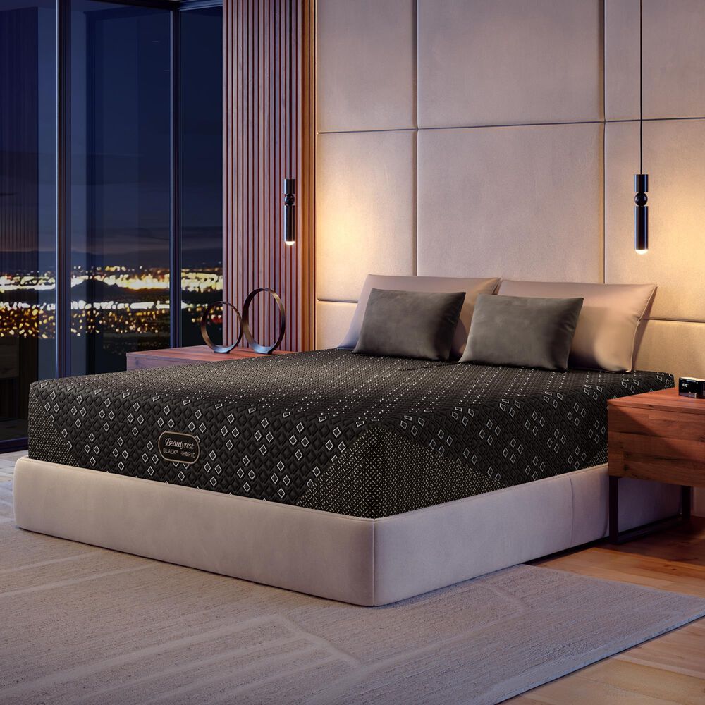 Beautyrest Black Hybrid 2026 Series 3 XCS Firm Flex Head King Mattress, , large