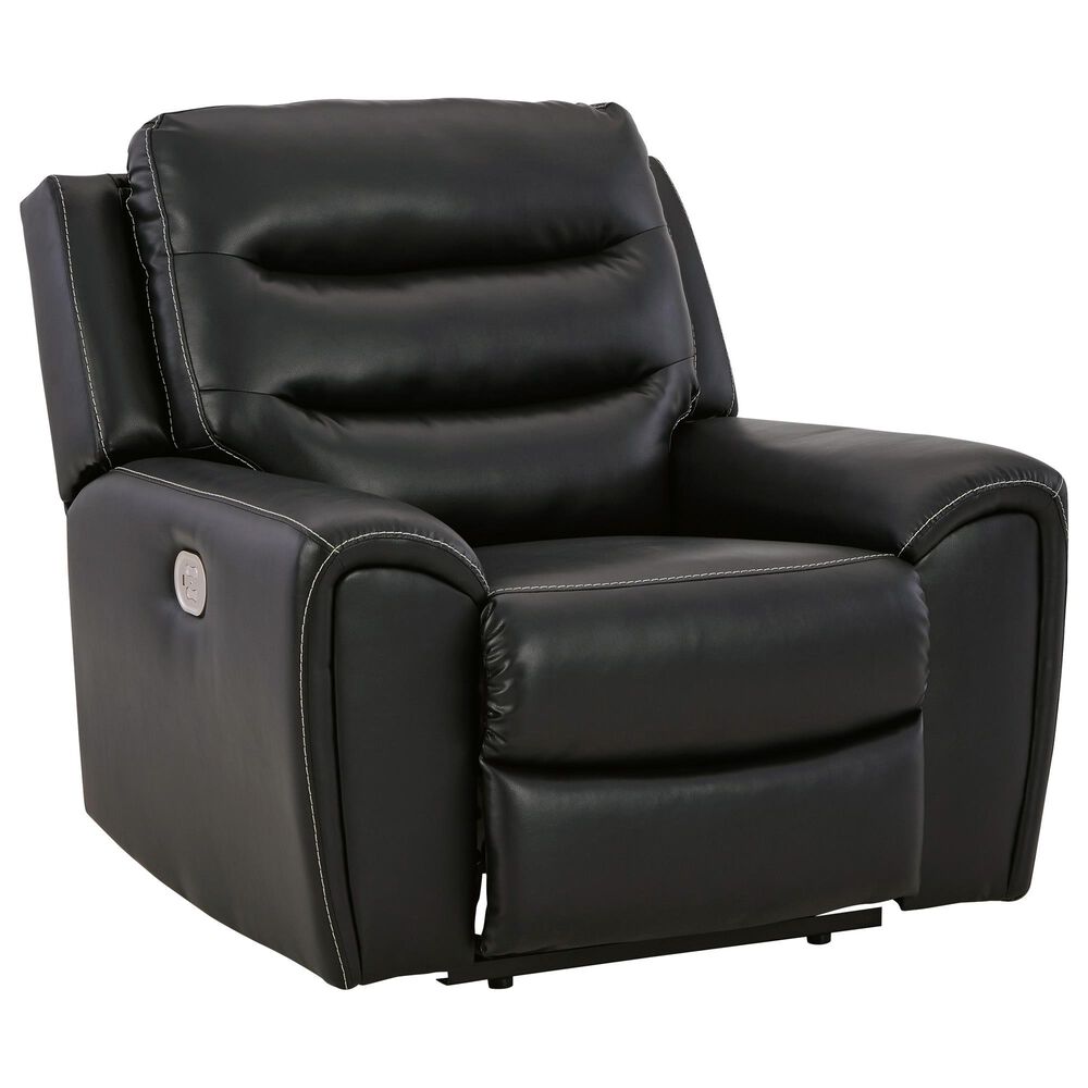 Ashley Warlin Power Recliner in Black, , large