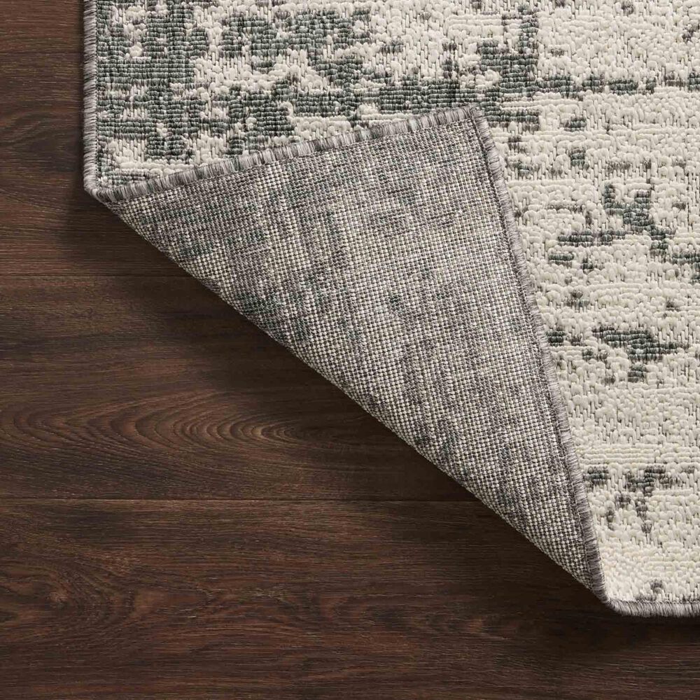 Loloi II Rainier 2&#39;2&quot; x 3&#39;9&quot; Ivory and Grey Indoor/Outdoor Area Performance Rug, , large