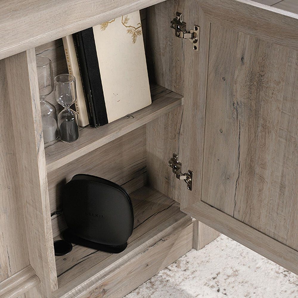 Sauder Palladia Executive Desk in Split Oak, , large