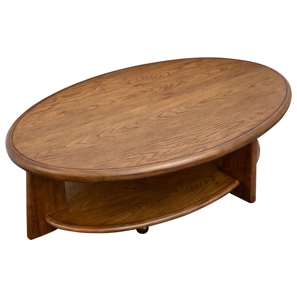 Nicolette Home Tanner Cocktail Table with Casters in Tawny Brown, , large