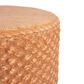 Hearth and Haven Evie Outdoor Round Side Table with Basket Weave Pattern in Brown, , large
