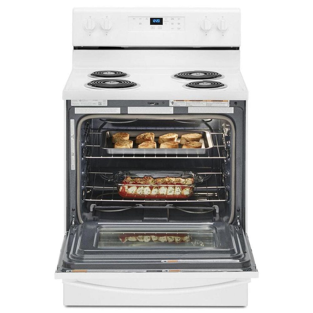 Whirlpool 4.8 Cu. Ft. Freestanding Electric Range with Self-Cleaning in White, , large