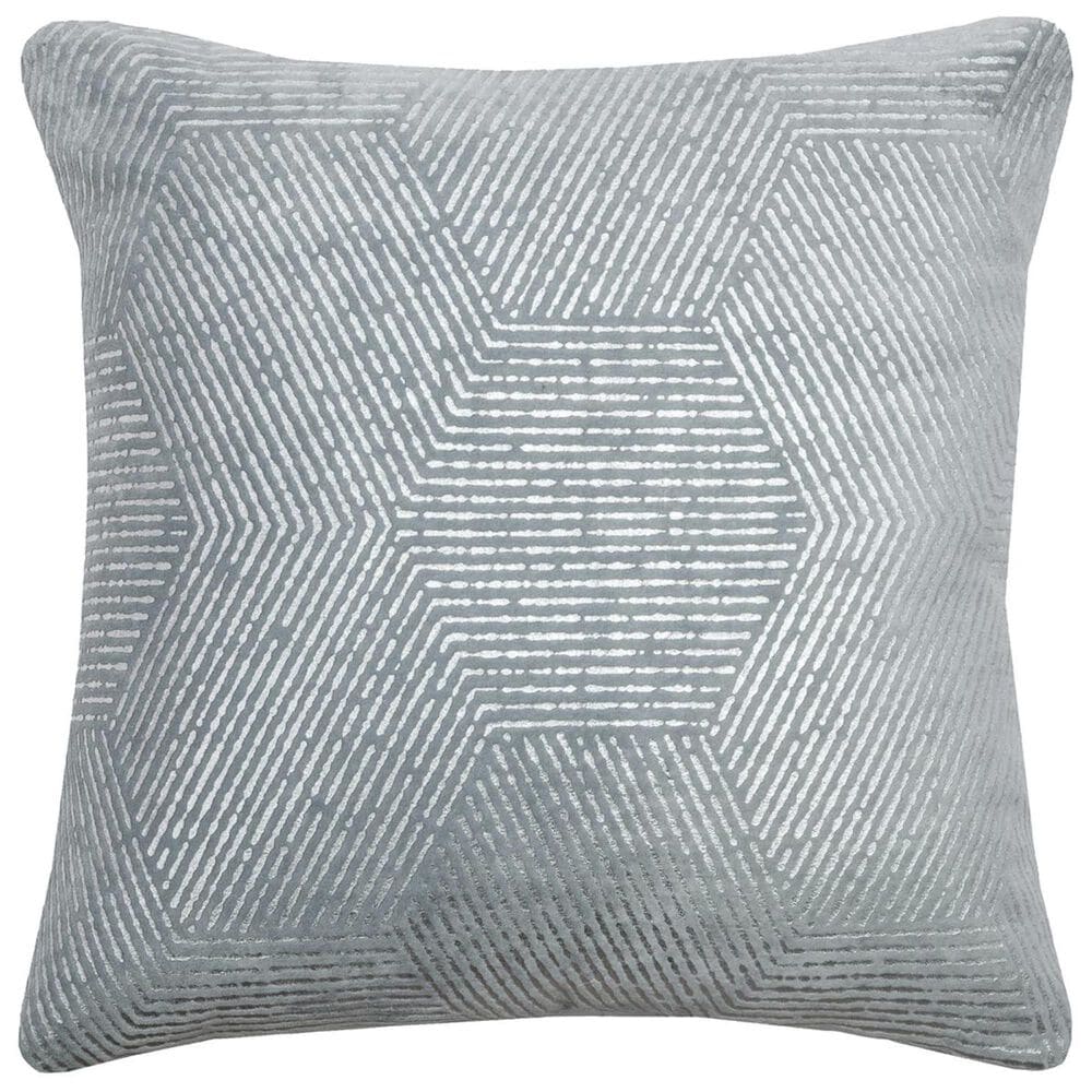 Rizzy Home 18" x 18" Down Pillow in Blue, , large