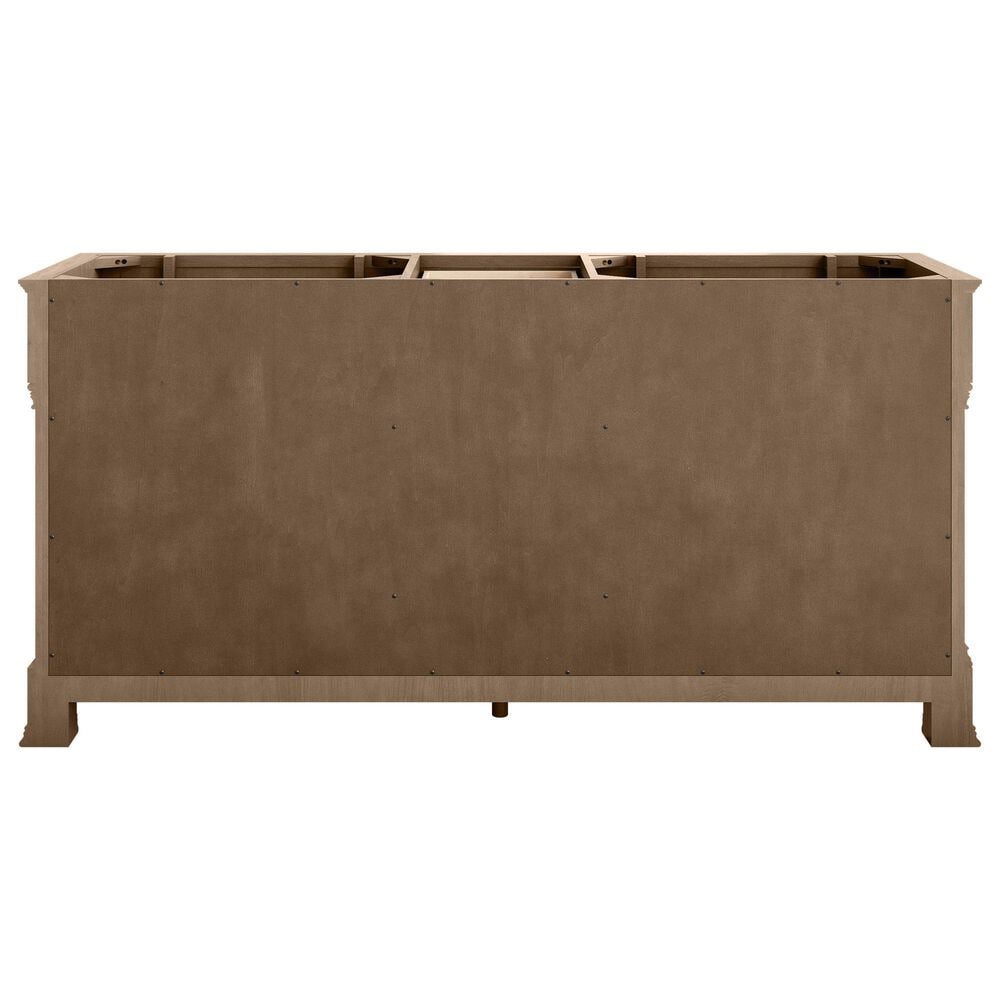 James Martin Vanities Brookfield 72&quot; Double Bathroom Vanity in Pecan with 3cm Parisien Bleu Quartz Top and Rectangular Sinks, , large