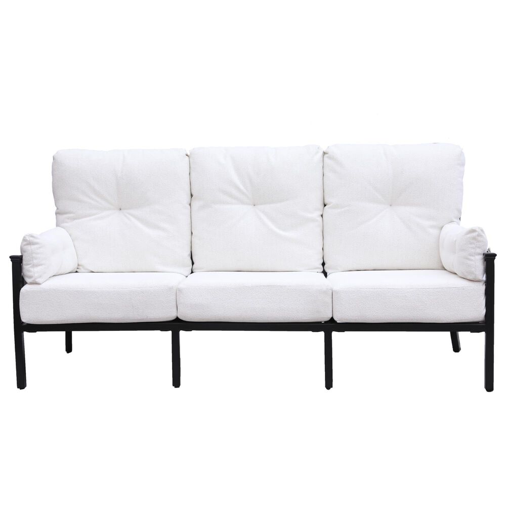 GatherCraft Seville 5-Piece Patio Conversation Set in Medora Ivory, , large
