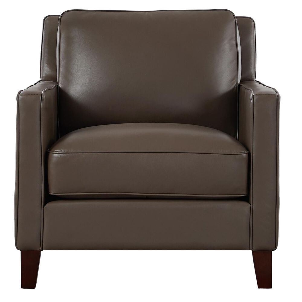 Back Nine Leather New Haven Leather Chair in Bedford Granite, , large