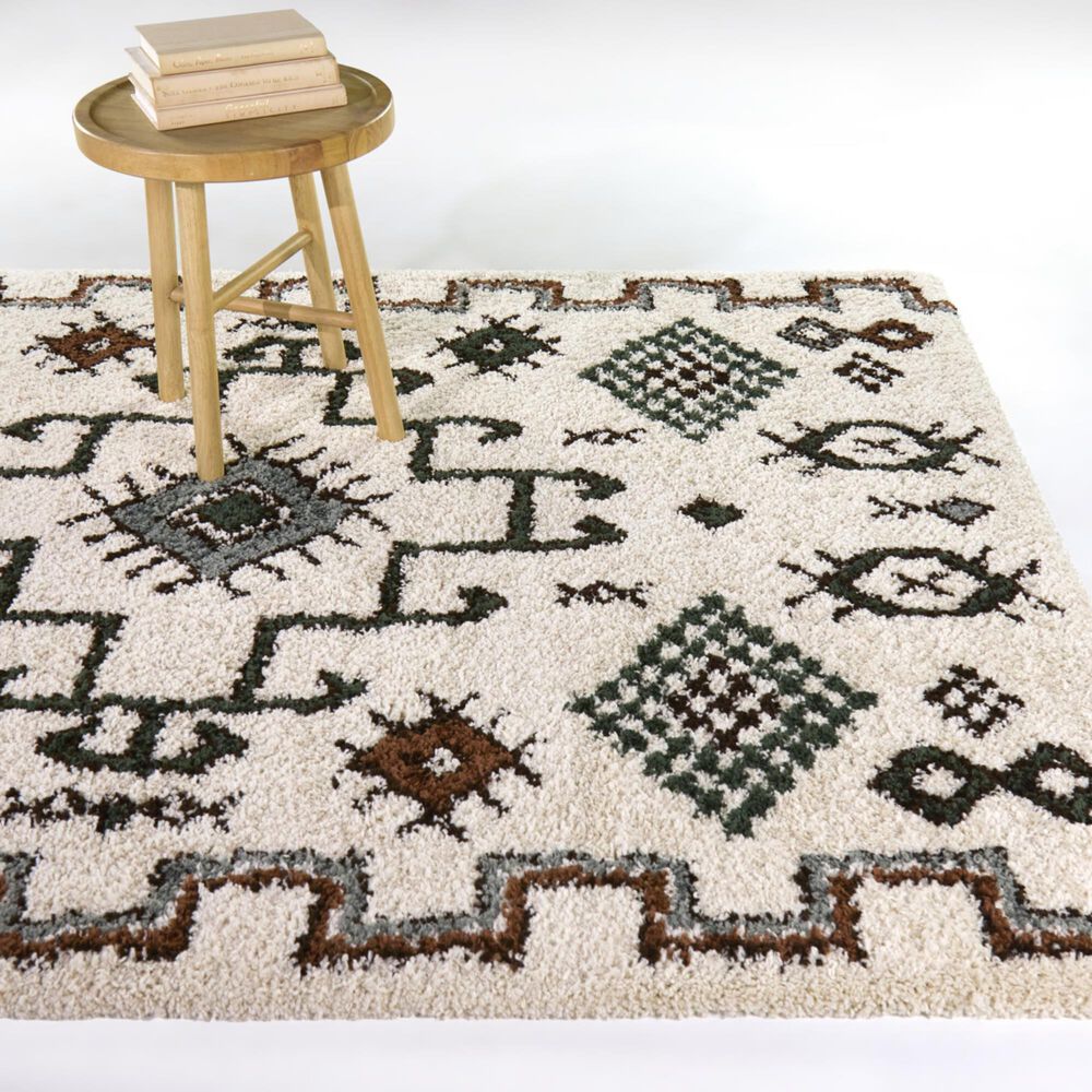 Balta Rugs Stella Felipe Green 5'3" x 7' Area Rug, , large