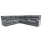 Simeon Collection Polaris 6-Piece Power Reclining Sectional with Power Headrests in Bizmark, , large
