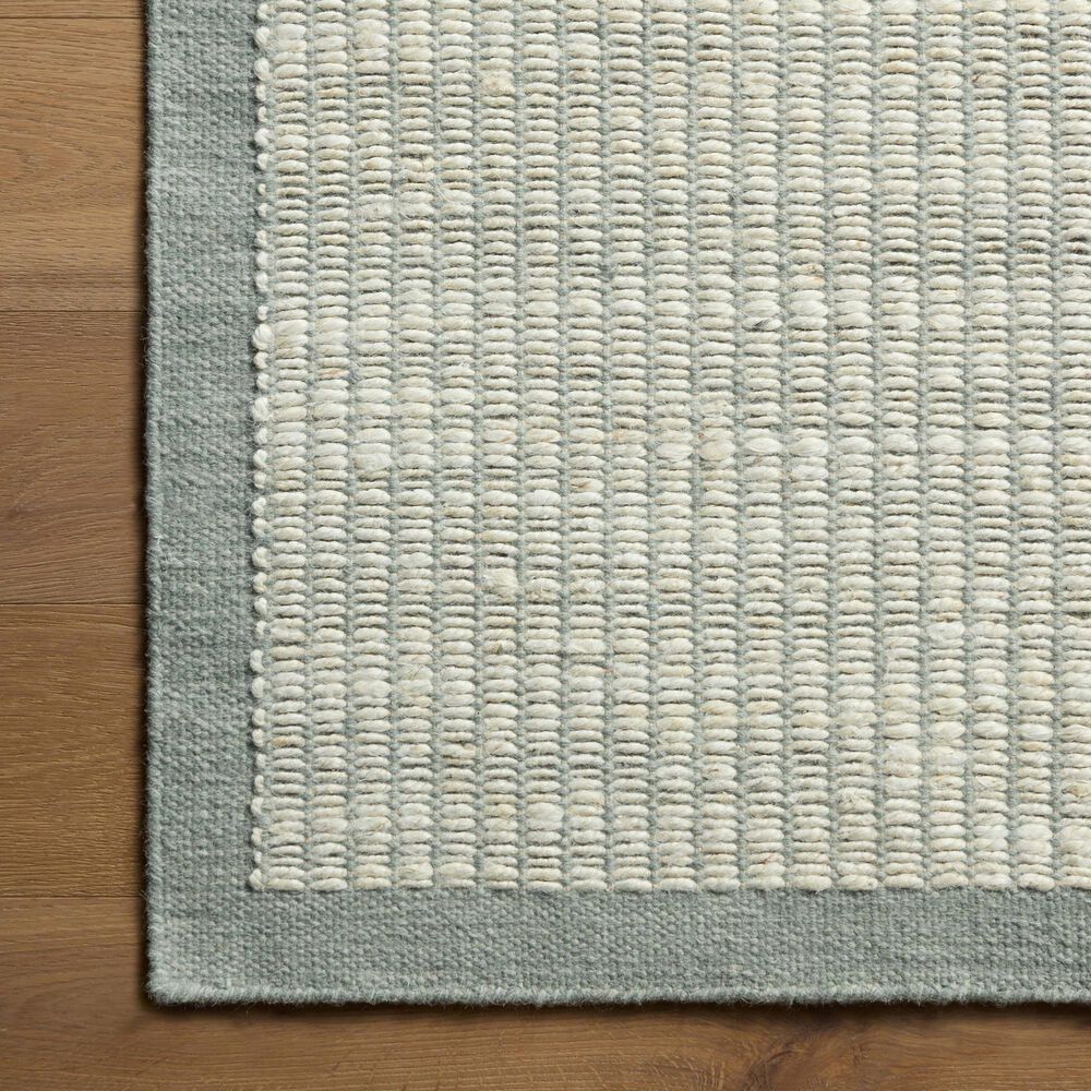 Amber Lewis x Loloi Lilah Ivory and Sky 2'3" x 3'9" Area Rug, , large