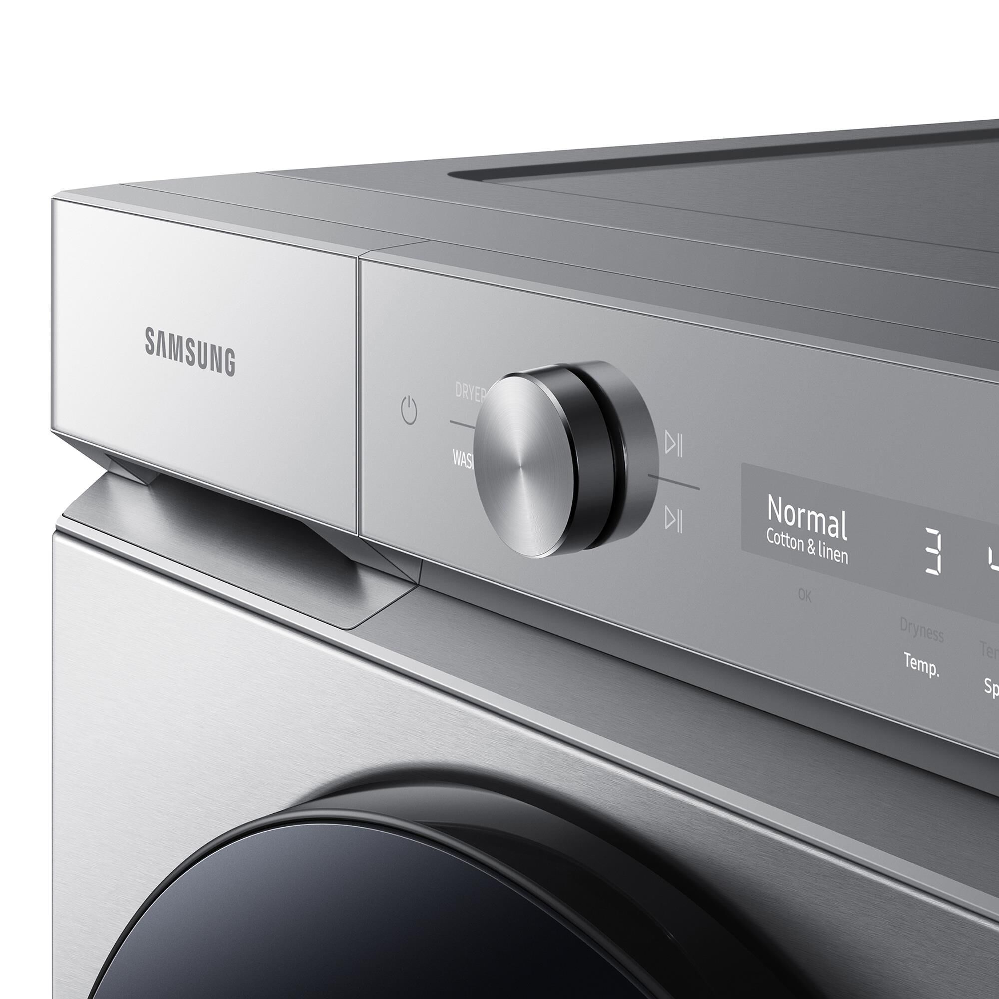 Samsung Bespoke 5.3 Cu. Ft. Front Load Washer and 7.6 Cu. Ft