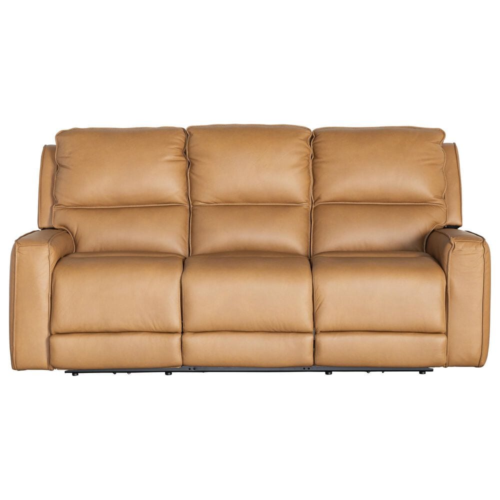Bassett P2 ZG Leather Reclining Sofa in Antelope, , large