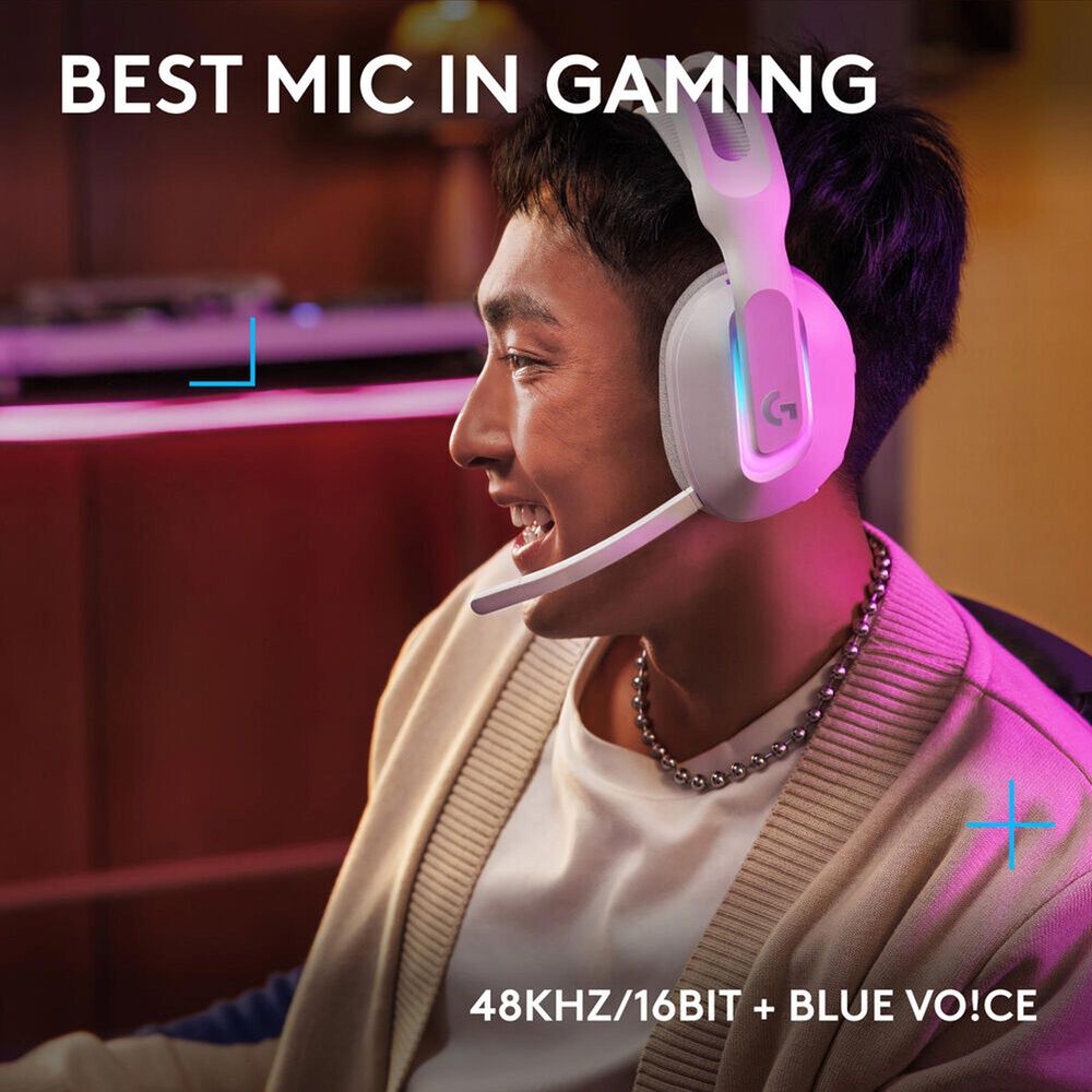 Logitech G5 Series G522 Lightspeed Wireless Gaming Headset with Lightsync RGB in White, , large