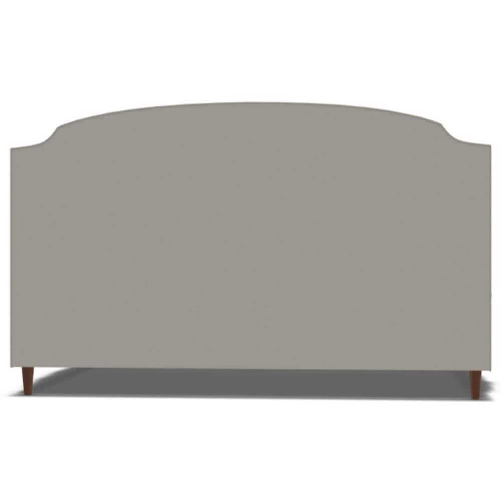 Jonathan Louis Design Lab King Platform Bed with Thrillist Pearl Upholstered in Walnut, , large
