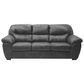 Catnapper Grant Bonded Leather Sofa and Loveseat in Steel, , large
