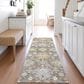 Dalyn Rug Company Silk Road Mocha, Ivory, Gold, Blue, Copper, Aloe and Gray 2"3" x 7"6" Runner, , large