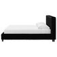 Ashley Zuraleus King Upholstered Platform Bed with Two Nightstands in Matte Black, , large