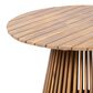 Hearth and Haven Outdoor Round Dining Table in Light Teak - Table Only, , large
