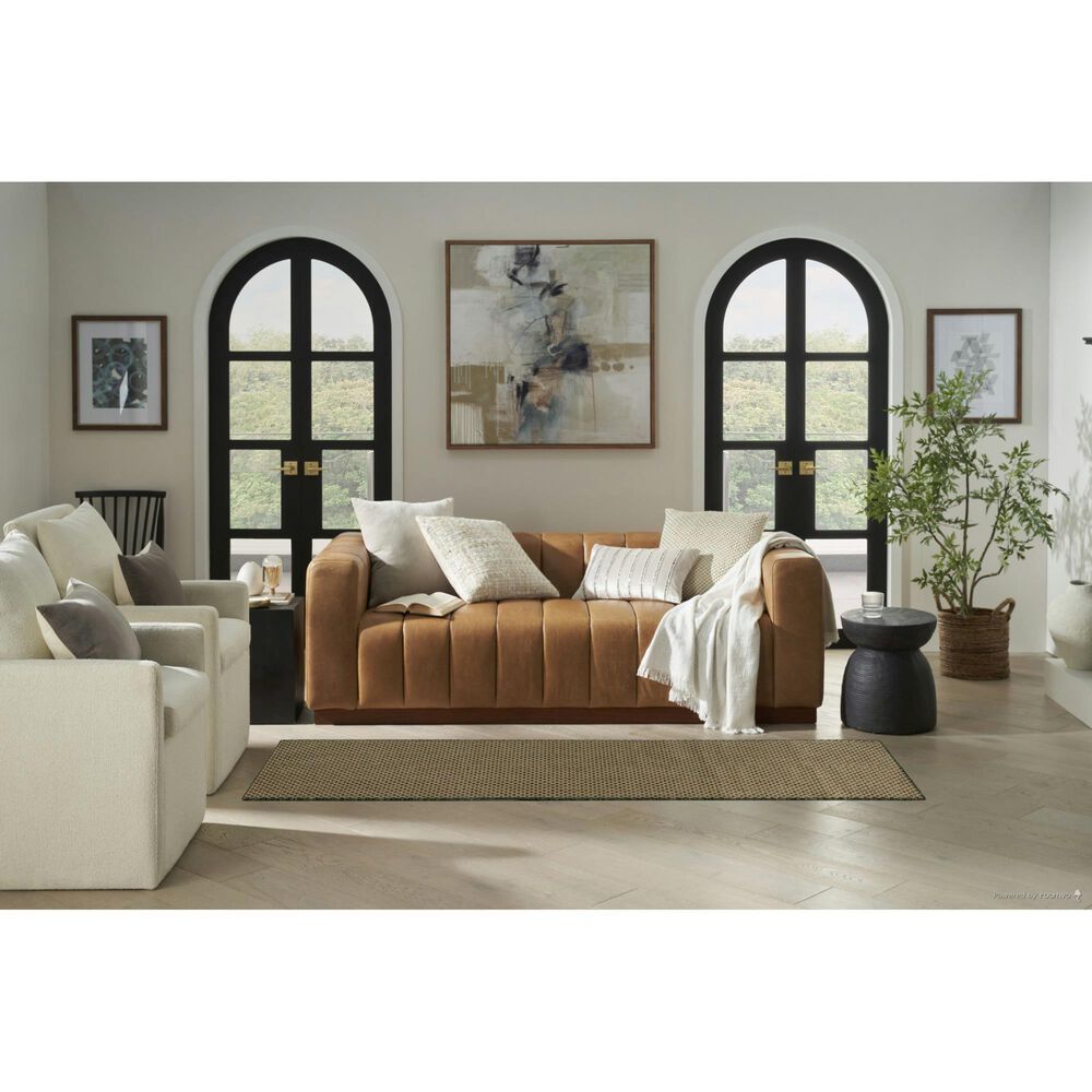 Nourison Courtyard Green 2&#39;2&quot; x 8&#39; Indoor/Outdoor Runner, , large