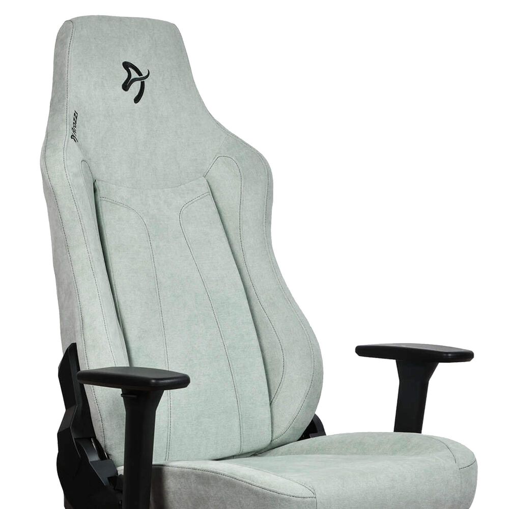Arozzi Vernazza Soft Fabric Gaming Chair in Pearl Green, , large