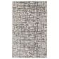 Nourison Rush 3"2" x 5" Ivory and Grey Area Rug, , large