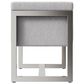 Bernhardt Stratum Upholstered Bench in Polished Nickel, , large