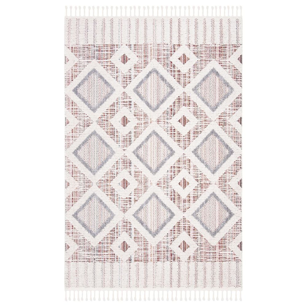 Safavieh Marrakesh 6"6" x 9" Grey and Multicolor Area Rug, , large