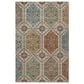 Dalyn Rug Company Silk Road Linen, Mocha, Copper, Gold and Sky 8" x 10" Area Rug, , large