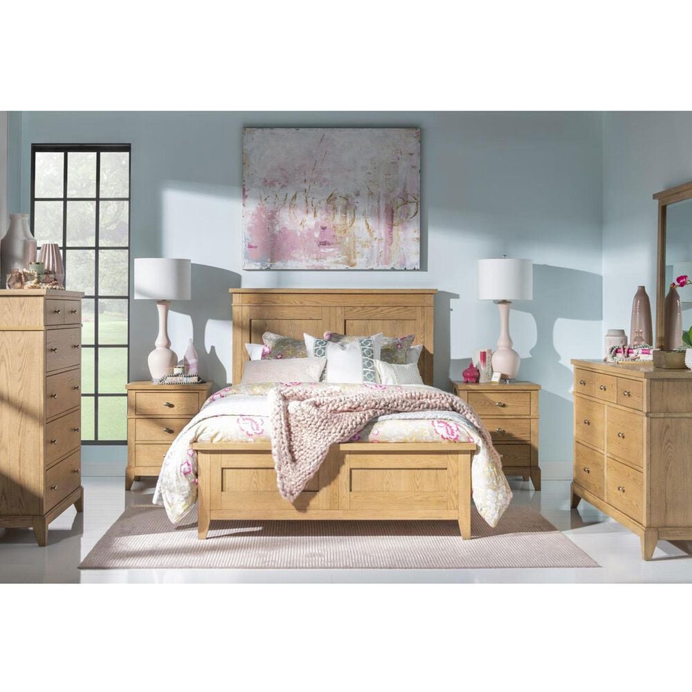 St Claire Home Today's Traditions 3 Drawer Nightstand in Natural Hickory, , large