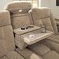 Ashley Mixed Motion Power Reclining Sofa in Brownstone, , large