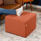 Jaxx Monroe Medium Ottoman in Canyon Orange, , large