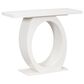Hearth and Haven Mirod Console Table with Egg-Shaped Base in Beige, , large