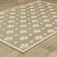 ROW by Oriental Weavers Zarina Floral Beige and Ivory 3"3" x 5" Indoor/Outdoor Area Rug, , large