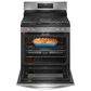 Frigidaire Gallery 30" Rear Control Gas Range with Total Convection in Stainless Steel, , large