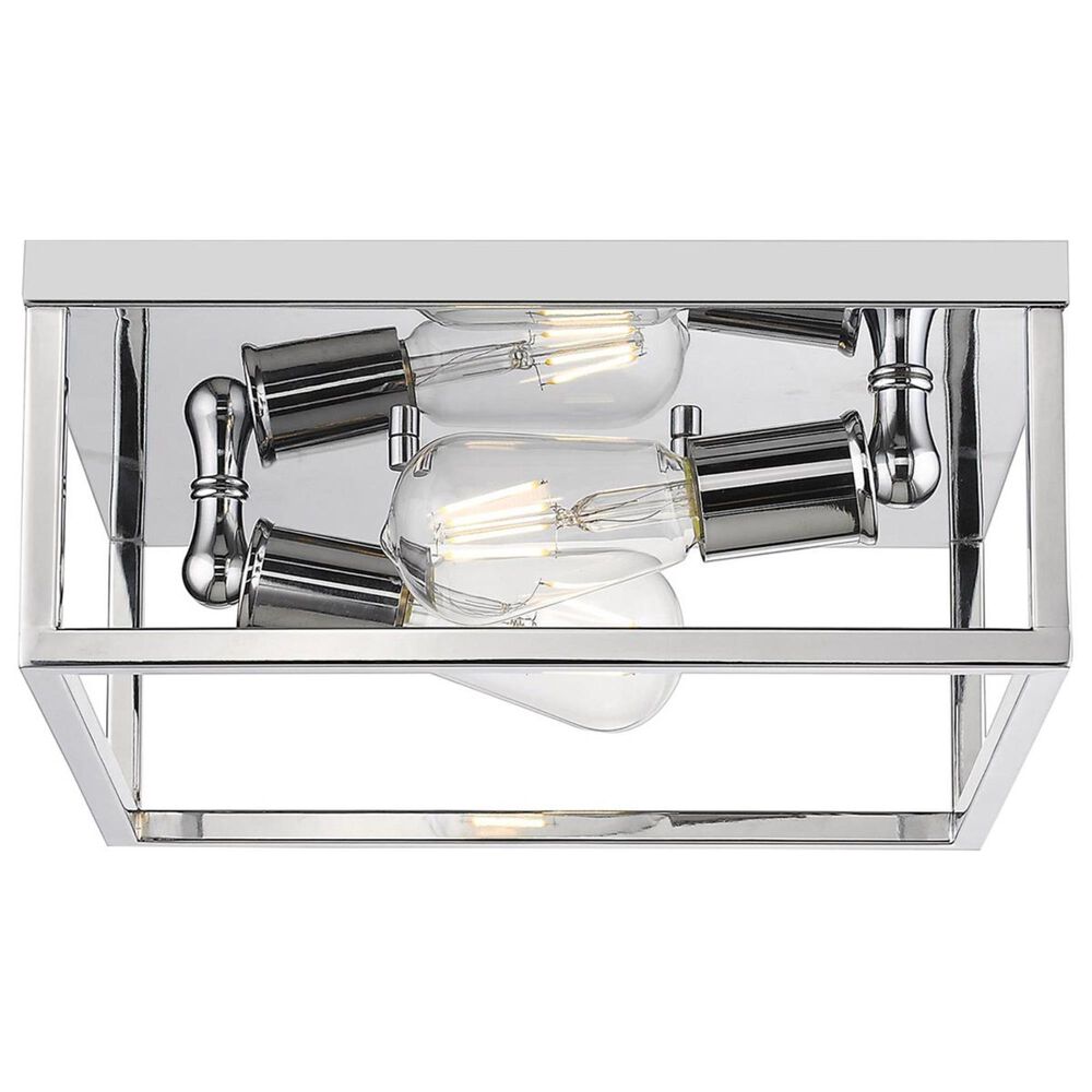 Golden Lighting Wesson Flush Mount in Chrome, , large