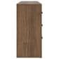 Ashley Broachmyn King Bed with Dresser, Chest, and Two Nightstands in Warm Auburn, , large