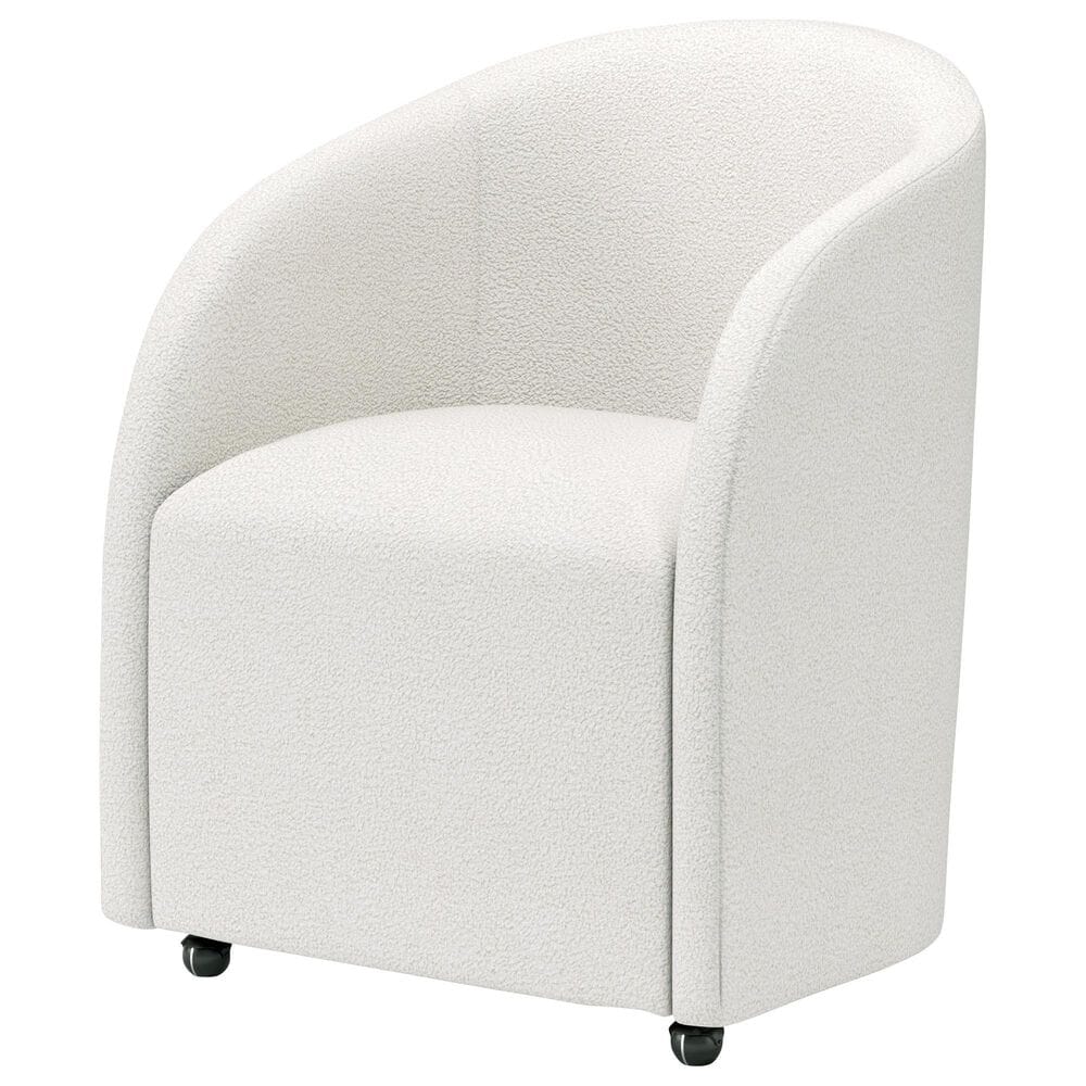 Ashley Korestone Desk Chair in White, , large