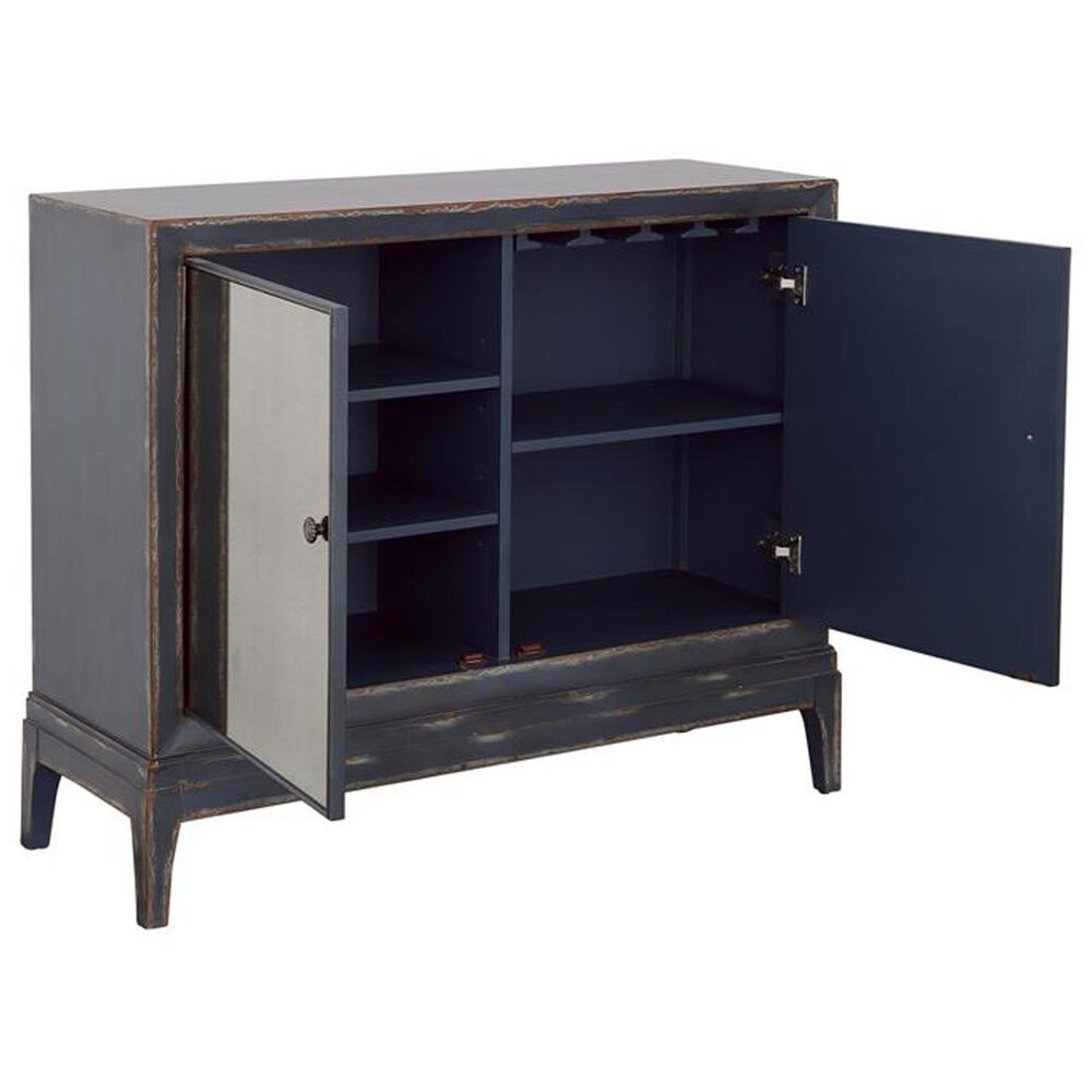 Linon Home Decor 2-Door Bar Cabinet in Black, , large